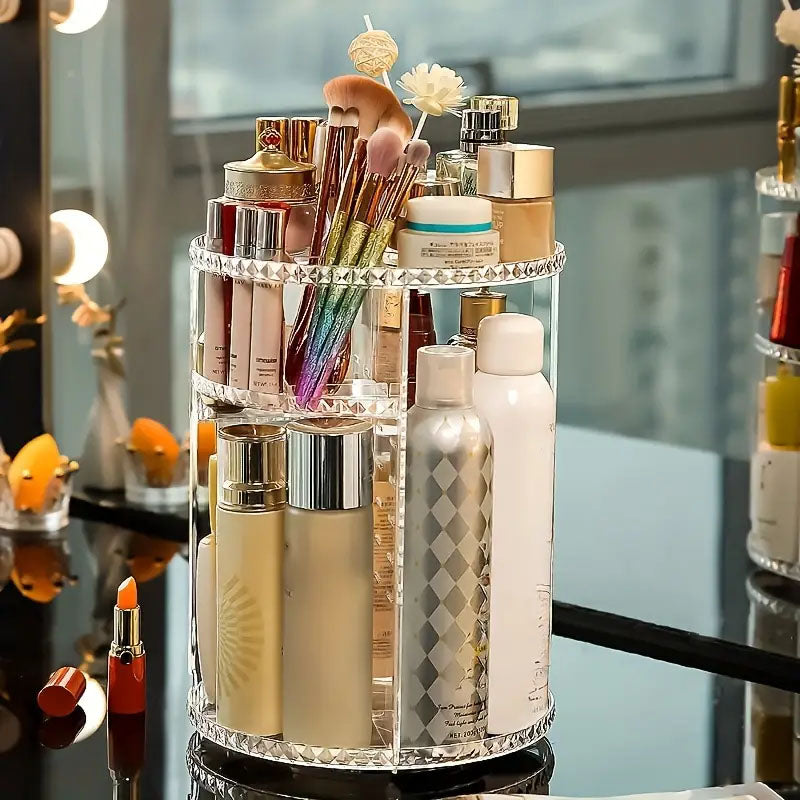 Organizador de cosméticos transparente